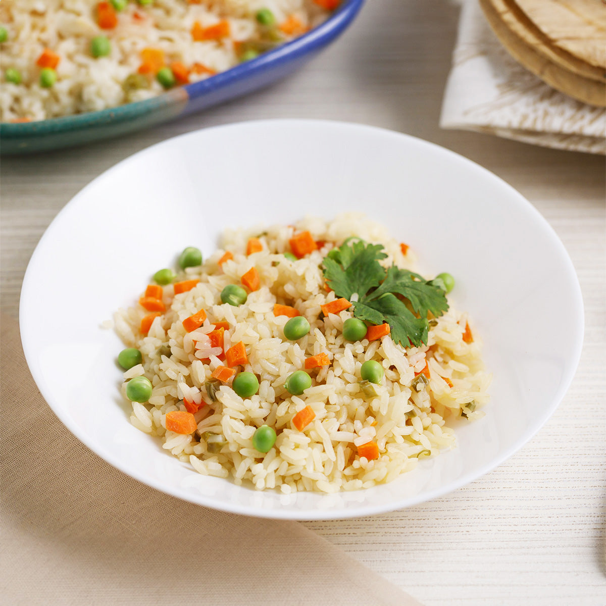 Arroz Blanco con Verduras